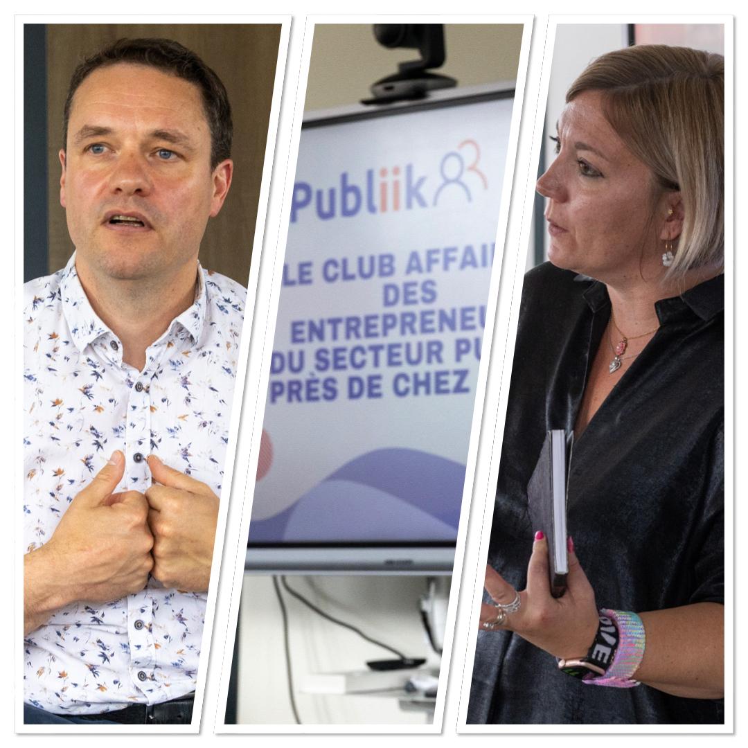 Flavie BERNARD et Christophe MARCOUX — co-dirigeants PUBLIIK